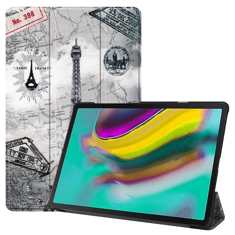 Tower Для samsung Galaxy Tab S5E чехол 10," умный тонкий кожаный магнитный откидной Чехол-подставка для Galaxy Tab S5E SM-T720 SM-T725 Funda - Цвет: Tower