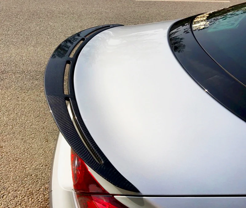 Для Volkswagen VW CC спойлер 2010 2011 2012 2013 для хвостовой части автомобиля декоративное крыло черное углеродное волокно задний багажник спойлер