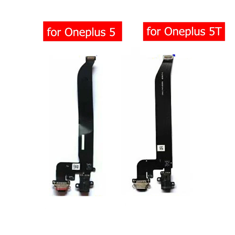 Для Oneplus 5/5 T USB зарядное устройство Порт гибкий кабель usb зарядка док-коннектор для микрофона гибкий кабель One Plus 5 Замена запасных частей