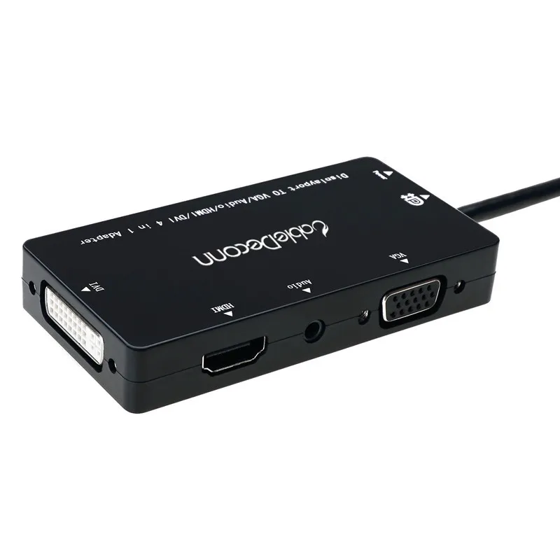 Mini Display Port 4 в 1 для VGA/HDMI/DVI/аудио с адаптером Micro USB Apple iMac/ноутбука Microsoft Sufacepro 2 3 |