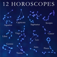12pcslot simple design twelve zodiac sings constellation necklace pendant women statement jewelry