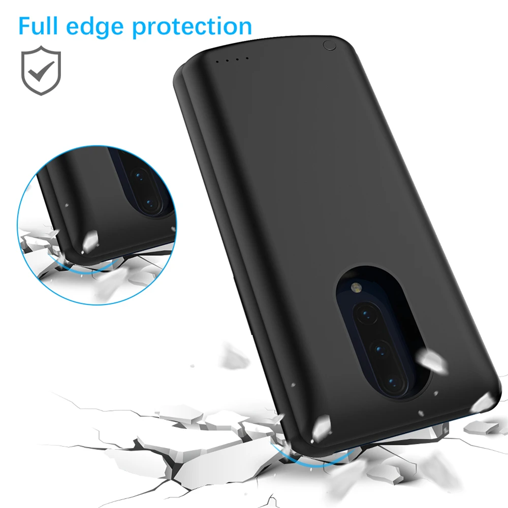 6500 мАч Внешний аккумулятор зарядное устройство чехол для Oneplus 7 Pro power Bank