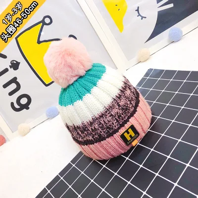2018 New winter autumn caps for girls Children's cap baby newborn photography props hat Boys Hats Knit w57 | Детская одежда и