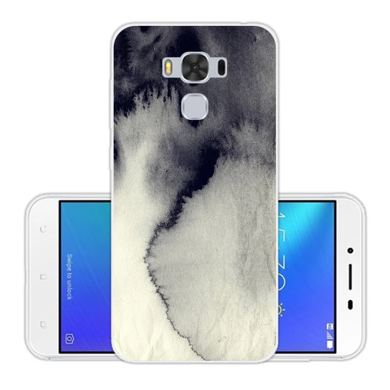Чехол для Asus Zenfone 3 Max ZC553KL Landscape Case 5 дюймов прозрачный силиконовый мягкий ТПУ