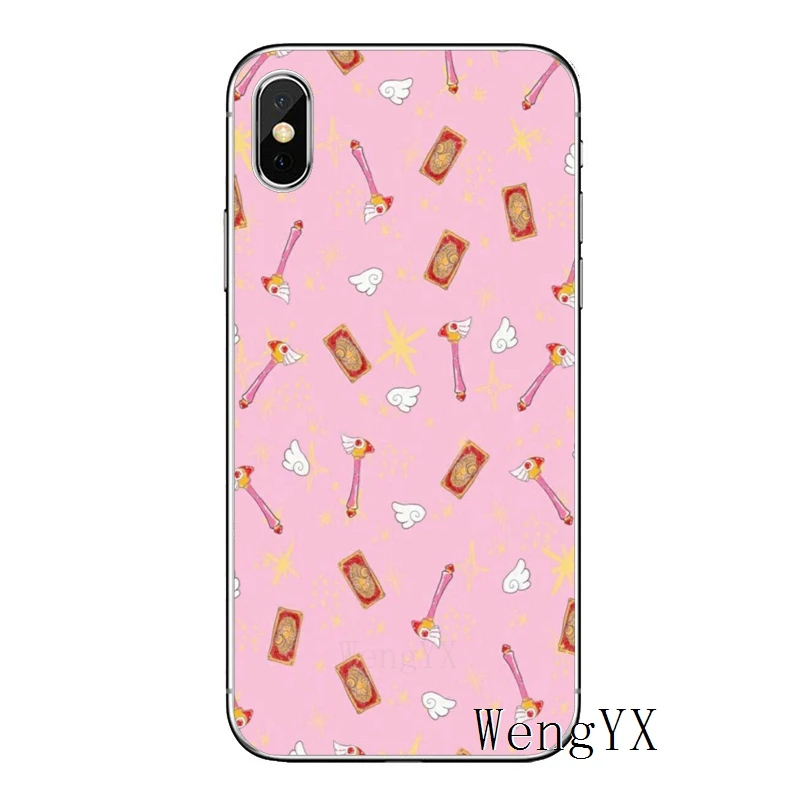 Японии аниме искатель карт Sakura для huawei Коврики 20 10 9 8 lite pro Y9 Y7 Y6 премьер Y5 II GR5 мягкая Телефон Чехол