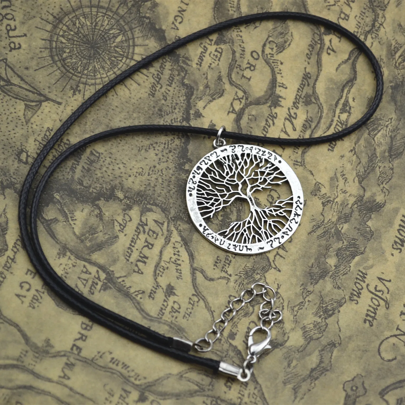 Новый шикарный Лидер продаж ожерелье с кулоном в виде Древа Жизни из древа
