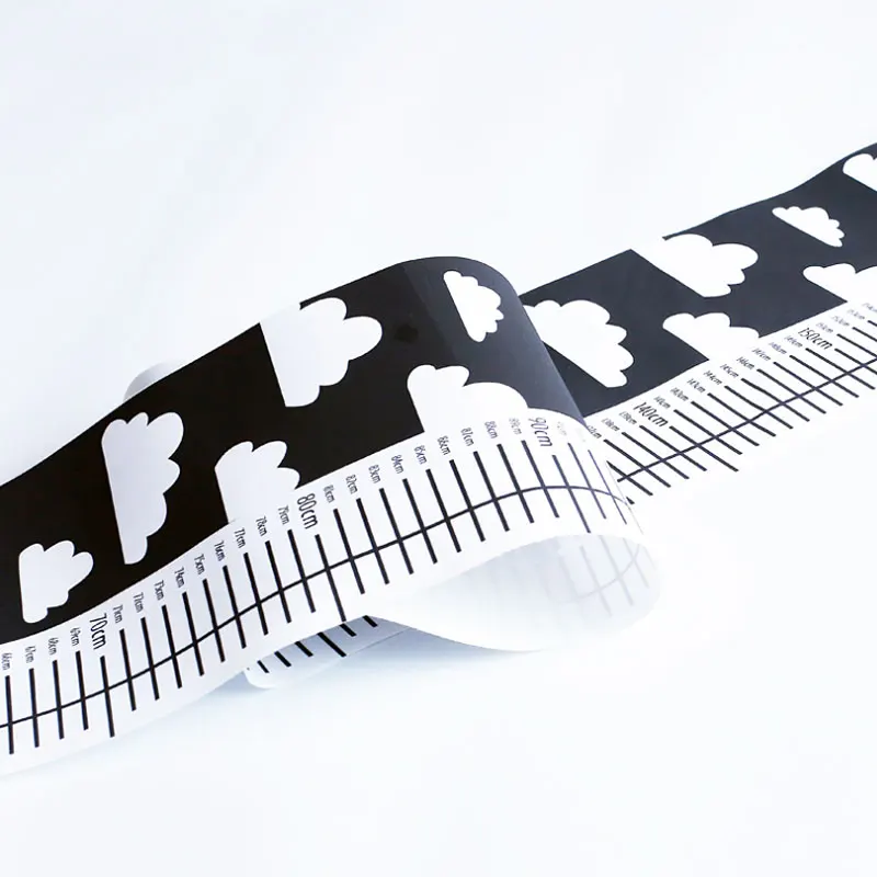 Простой скандинавском стиле Детская высота линейка стены измерения наклейки на