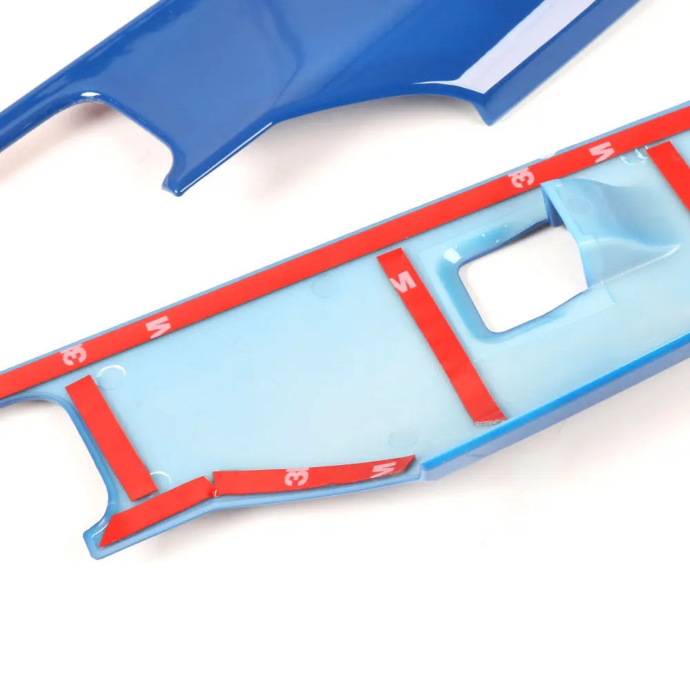 

Silver Blue Red ABS Car Window Lift Button Trim Cover Frame For Ford Mustang 2015 2016 2017