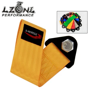 LZONE-буксировочный трос для гоночного автомобиля, Универсальный Буксировочный ремень для буксировочного ремня, бампер, прицеп, высокопрочный трейлер, буксировочные тросы, JR-TR81