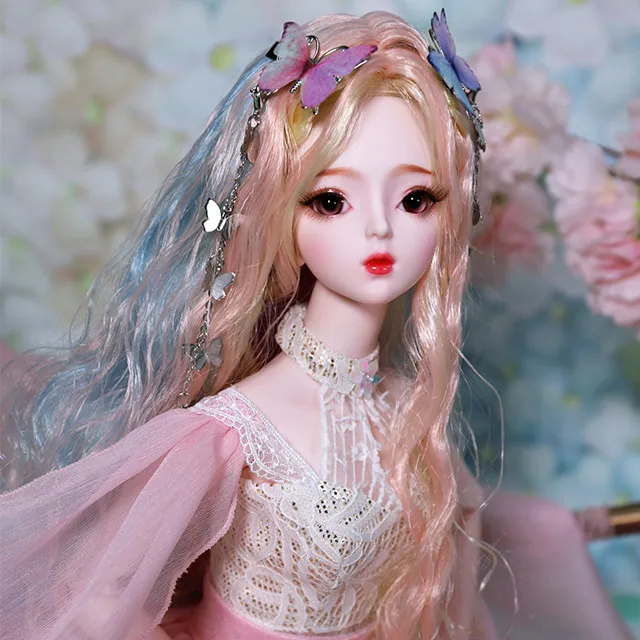 Yan xi 1/3 BJD кукла 62 см DF Заказная кукла шарнир тело ручная роспись макияж мечта фея AI YoSD MSD SD набор игрушка подарок DC лати - Цвет: Yan xi