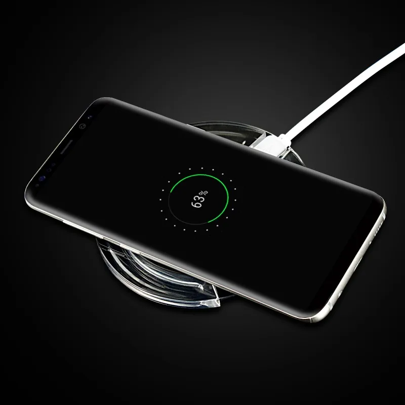 Зарядное устройство для Samsung Galaxy S9 Plus S8 S7 S6 Edge Note 8 5 чехлы-подставки зарядки Apple IPhone