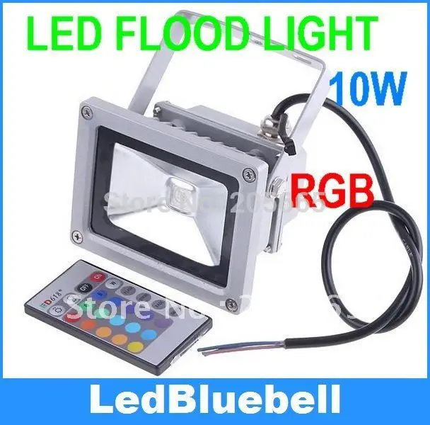Наружный IP65 Водонепроницаемый RGB изменяющий Цвет Светодиодный прожектор 10 Вт AC85 ~