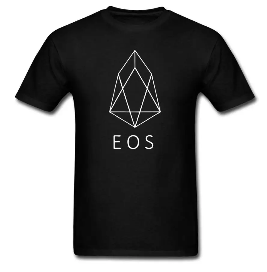 2018 Новый Для мужчин EOS для монет Eos Crypto валюту Мужчин 'S футболки взрослых Relaxed Fit