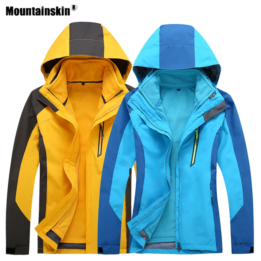 Куртка из флиса Mountainskin 2 шт. теплая куртка для активного отдыха спорта катания на