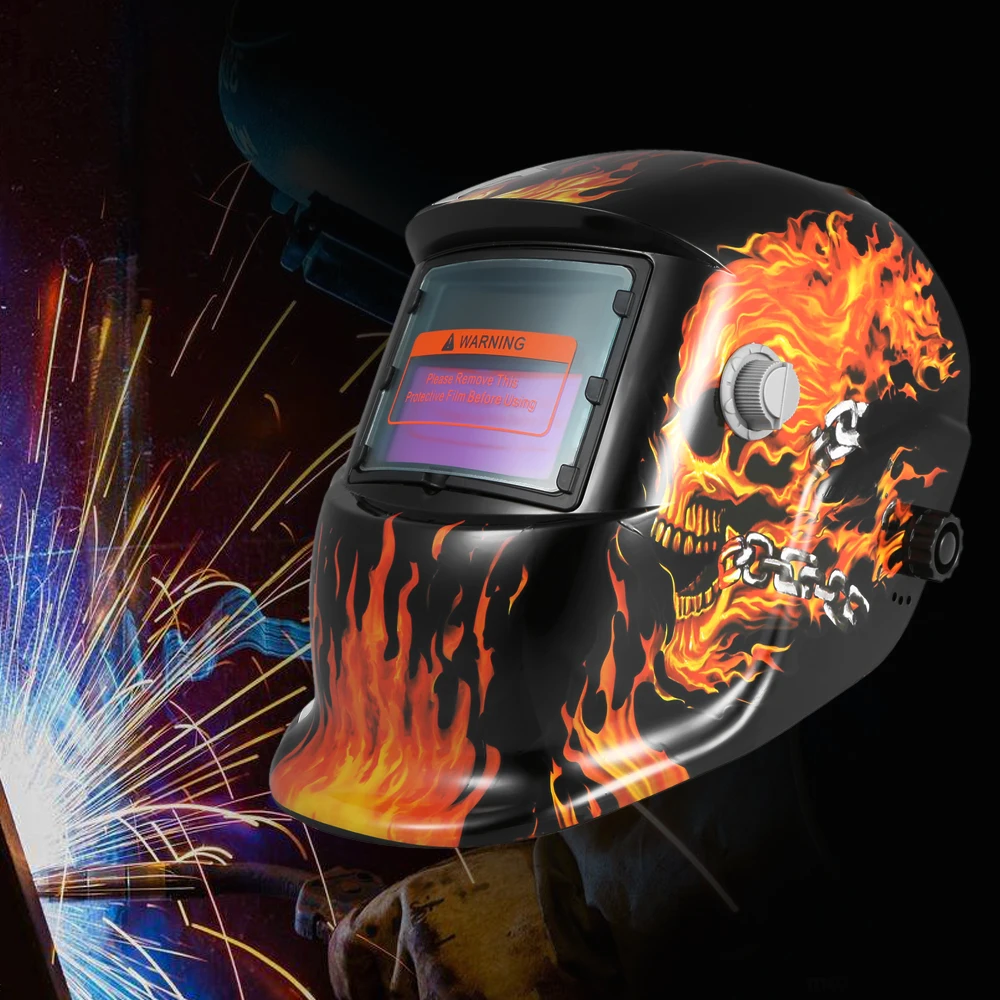 Сварочная маска на солнечной батарее автоматический затемняющий шлем для сварки