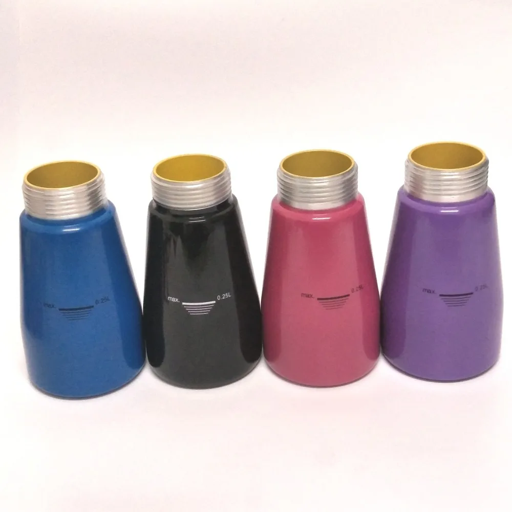 Supreme 1/2 pt(0.25L) дозатор для взбитых сливок, Professional алюминиевый кондитерский сифон с полупрозрачной головкой(281