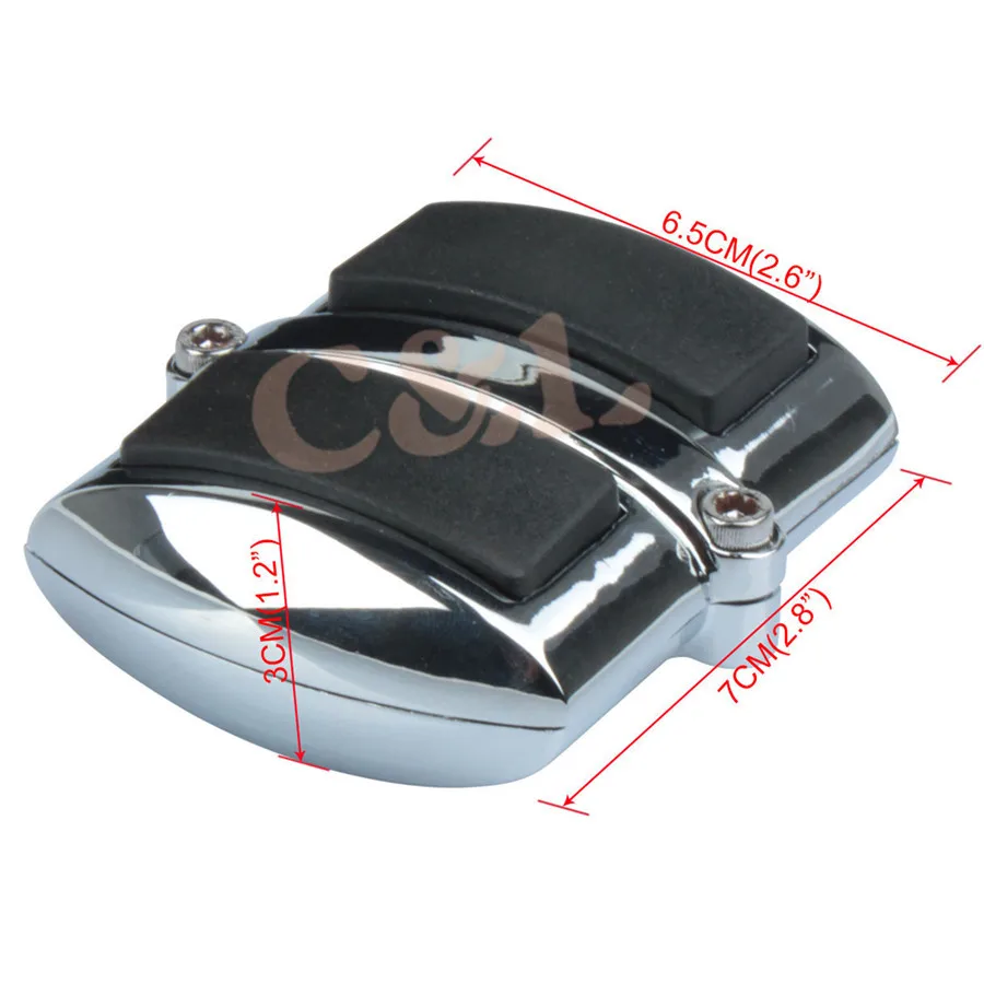 Хромированная Тормозная пятка переключение накладка на педаль для Suzuki Intruder VL800