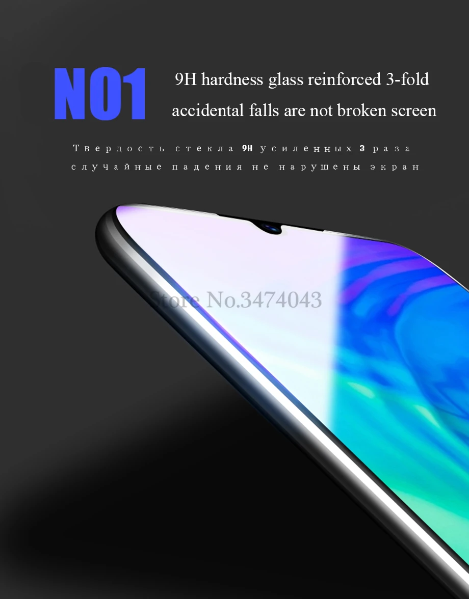 2 шт закаленное стекло для huawei Honor 10i 10 lite полная защитная пленка для экрана для huawei Honor 10 lite 10i стеклянный чехол