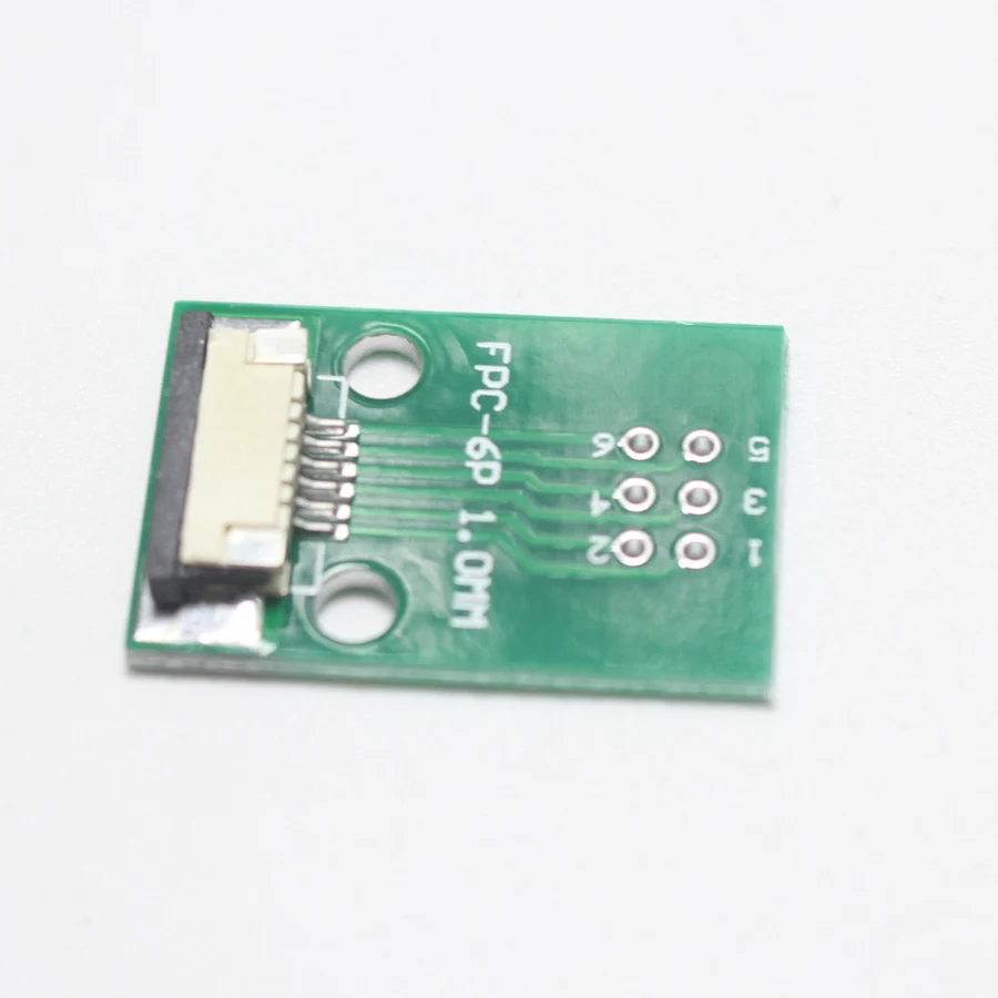 1 шт. 6P FPC Адаптерная пластина 0 мм Шаг 6Pin Вниз Тип выдвижной штекер до 2 45 плоский