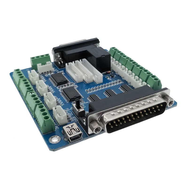 Плата драйвера с ЧПУ USB MACH3 100 кГц коммутационная плата 5 осевой интерфейс драйвер motion контроллер