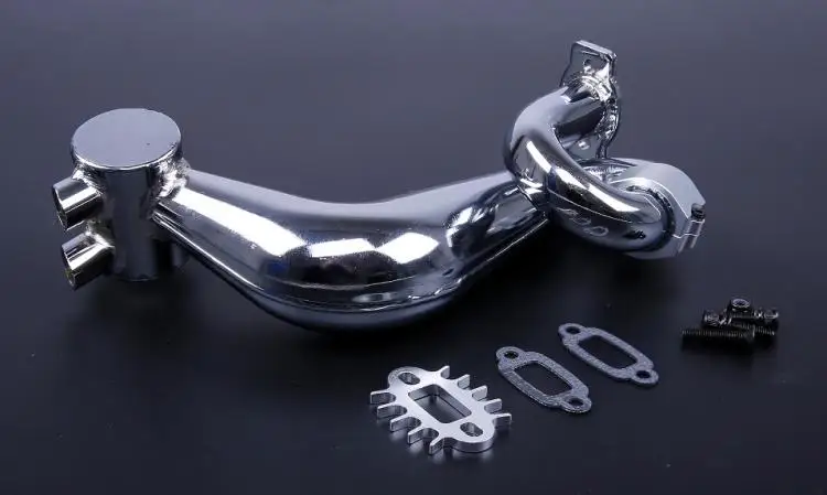 HPI kingмотор Rovan Bajer SS 5T 5B T1000 газовый багги задний глушитель труба медведя для HSP Redcat