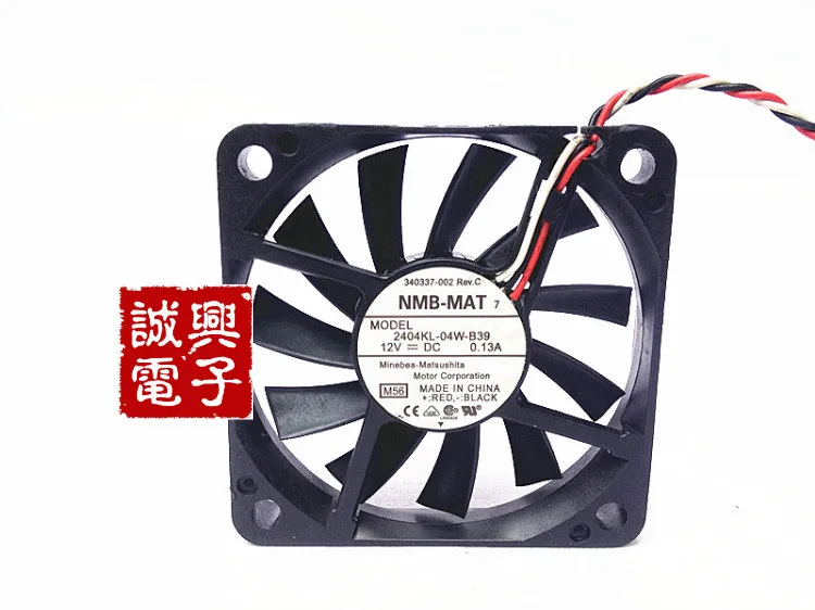 Для Nmb 6010 6 12v 0.13a двойной шарикоподшипник вентилятора 2404kl 04w b39|ball bearing fan|dual fanfan |