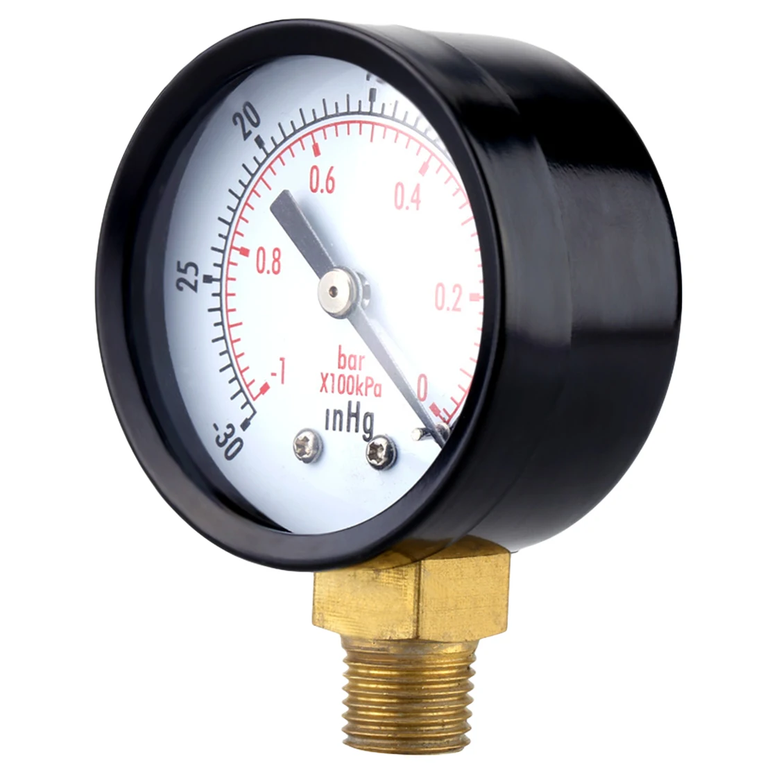 Утилита вакуумный Давление датчик Сталь 1/4 &quotNPT нижнее Крепление 30HG/0PSI TS50 1 + Медь