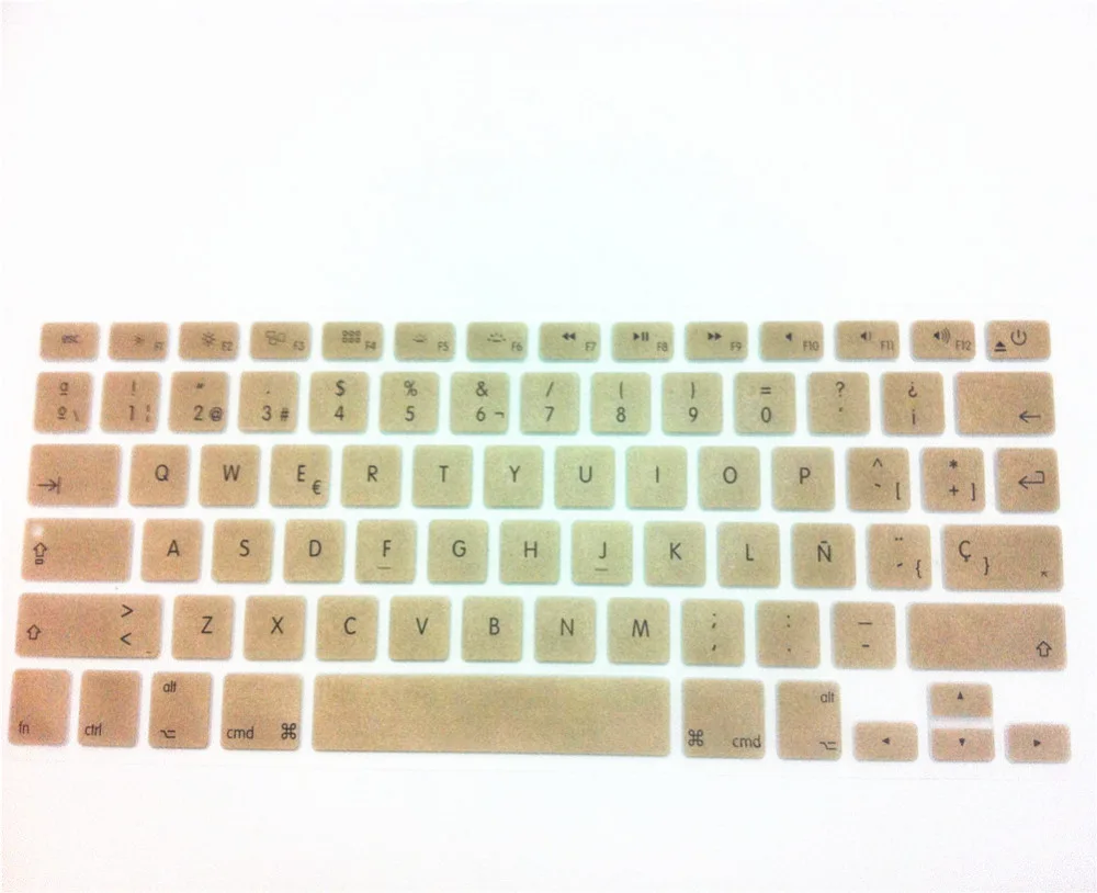 5 шт. силиконовые чехлы для клавиатуры Macbook Air Pro Retina 13 15|spanish keyboard cover|keyboard coversilicone