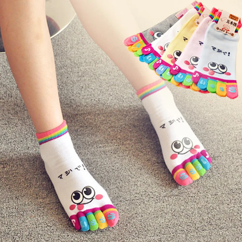 1 пара женские хлопковые носки размеры 34 39|toe toe|socks finger womaneur size |