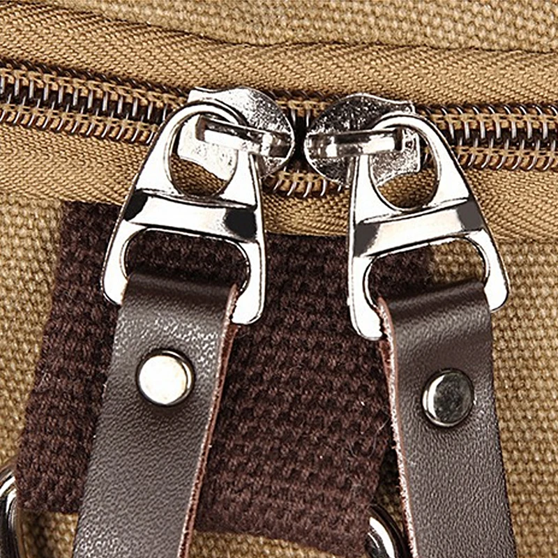 Мужской модный рюкзак вместительный холщовый сумка на плечо мужская дорожная