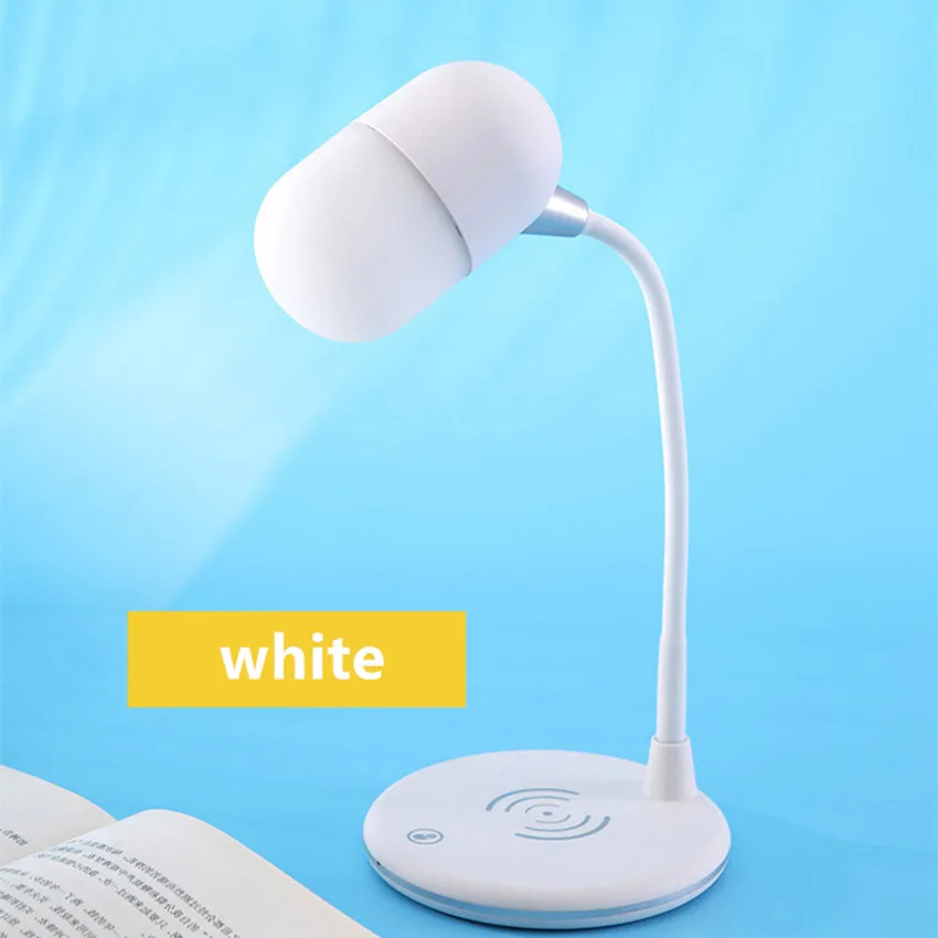 Складная Настольная лампа с Bluetooth динамиком и защитой для глаз функцией
