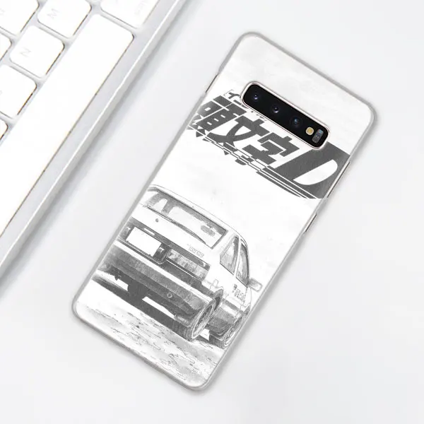 014 INITIAL D AE86 чехол для телефона для samsung Galaxy S10e S10 плюс S7 S8 S9 Plus, Note 8, 9, 10, плюс S10 5G M20 M30 жесткий чехол Coque - Цвет: 014