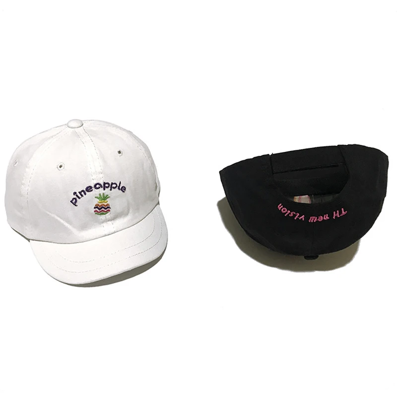 

Pineapple Embroidery Baseball Cap Cotton 100% Hippie Hat Fruit Pineapple Dad Hat Hip Hop Cotton Snapback Cap Unisexe hats bone