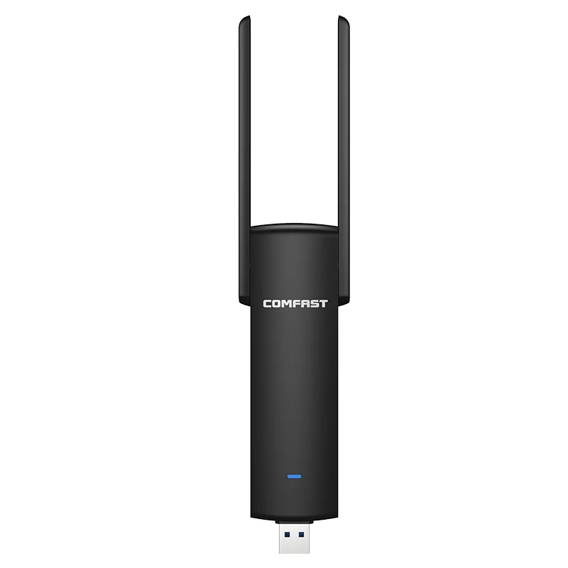 Беспроводной Wi fi адаптер Mini PC WiFi 1200 Мбит USB антенны Dual Band 2 4 ГГц 5 компьютер сетевой