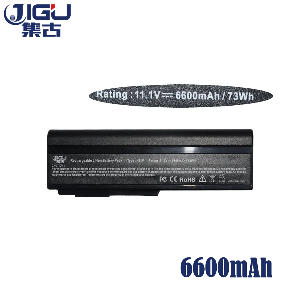 JIGU Laptop Battery For Asus G50 G50EG50T G51 X55Sa X55Sr X55Sv X57Q X57Sr X57Vc M60V M60J M60W N53S N53 G50V N43|laptop battery|battery for