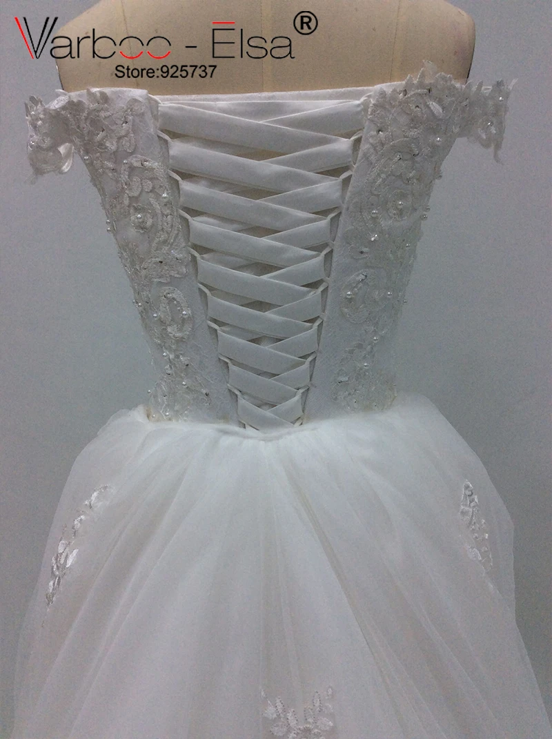 VARBOO_ELSA Vestido De Noiva высококачественное Элегантное свадебное платье белая кружевная