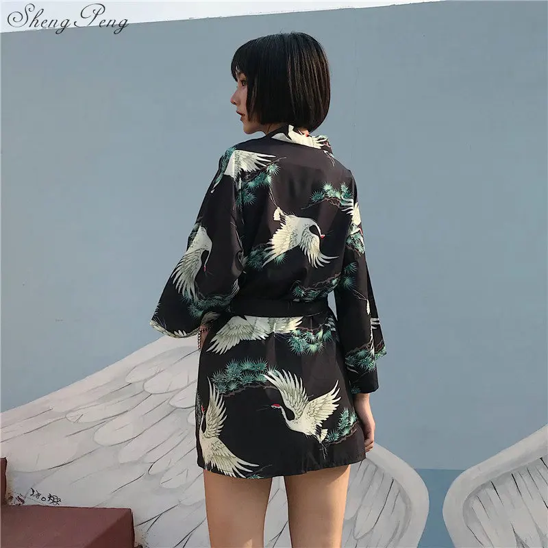 Японские кимоно рубашка кардиган пляжная мода традиционные японские yukata женские