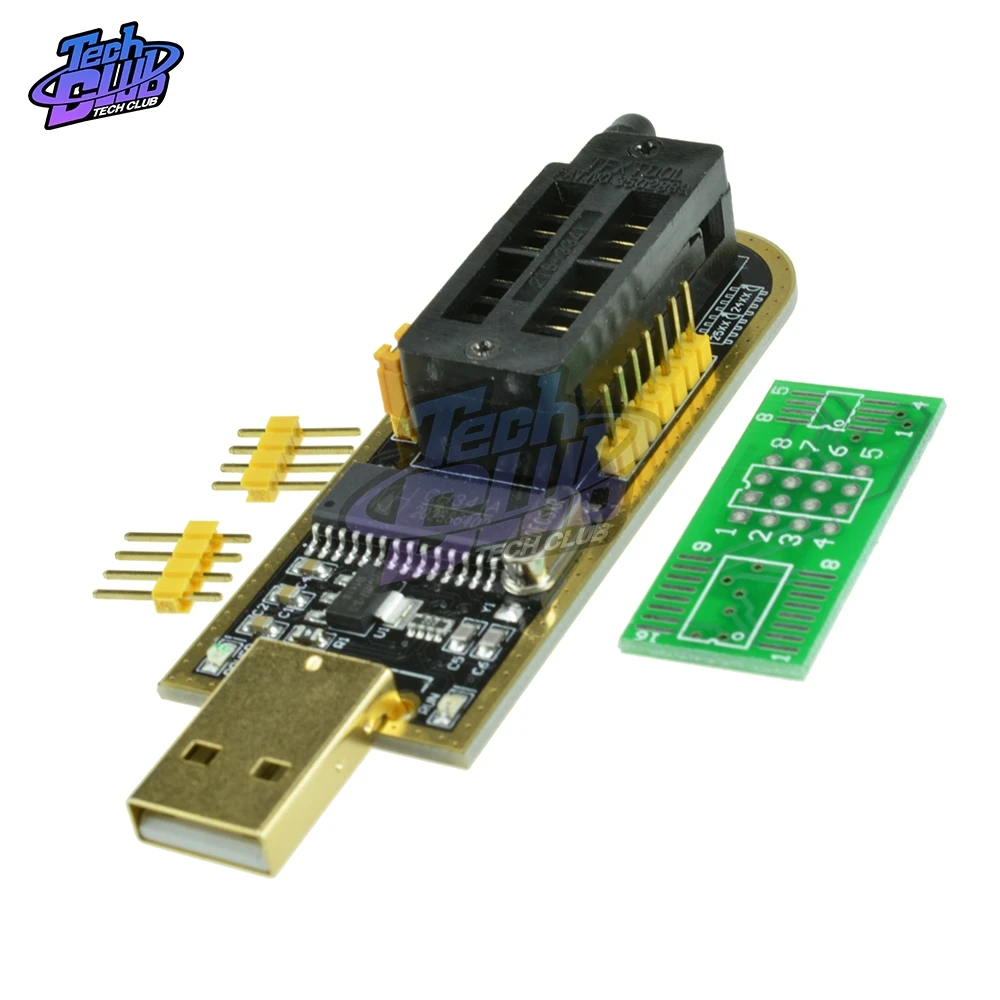 Программатор USB WCH341A серия 24 EEPROM Writer 25 плата флэш BIOS SPI модуль для TTL 5 3 В Драйвер