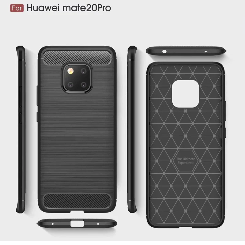 HYSOWENDLY роскошные текстуры сотовый телефон чехол для huawei коврики 20 гель двойной