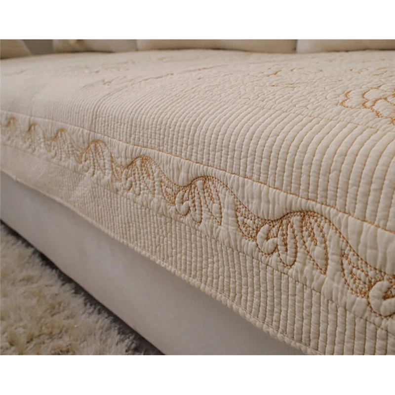1Piece Europe Style Sofa Covers Cotton Fabric Flower Pattern Towel Soft Slipcover Couch Cover For Living Room Home Decor | Дом и сад