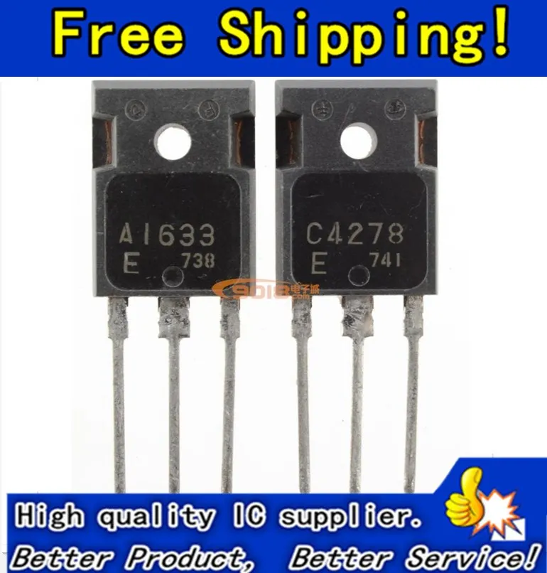 

Звуковая трубка A1633 C4278 2SA1633 2SC4278, 10 шт. (5 пар)