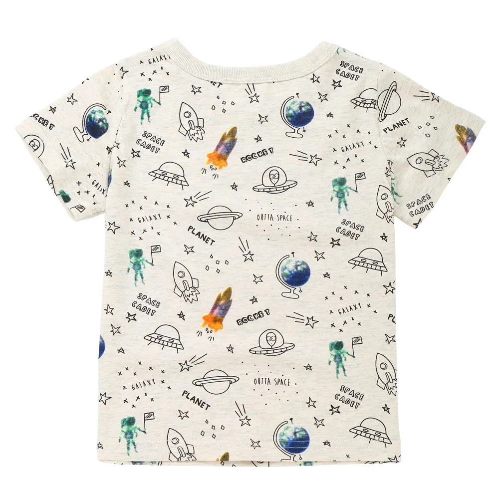 MUQGEW/летние детские футболки для мальчиков и девочек, Детская футболка с буквенным принтом топы, хлопковые футболки с короткими рукавами для маленьких мальчиков и девочек футболки
