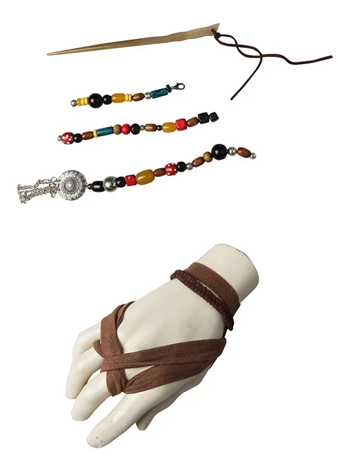 Bracelet Капитан Джек костюм Джека Воробья Пираты Карибы Косплей мертвецы не сказать сказок Salazar's Revenge куртка Хэллоуин для взрослых - Цвет: Bracelet