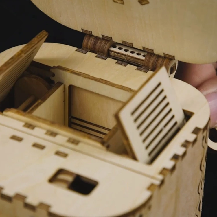 Robud DIY Модели Строительные наборы лазерная резка 3D деревянные механические действия Заводной подарок игрушки для детей LK для дропшиппинг