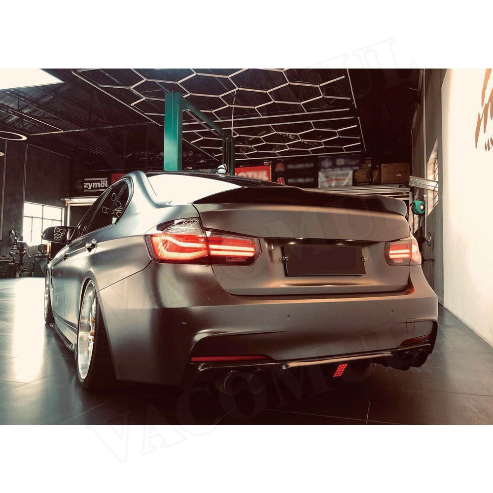 Фонарь из углеродного волокна для BMW F30 F35 320i 328i 335i M Sport 2012-2018 4 выхода 3 серии |