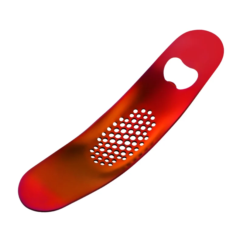 NO.3 Garlic Press Нержавеющая Сталь Ручной пресс для чеснока дробилка измельчения чеснока инструменты Бутылка открывалка для пива фрукты овощи инструменты кухонные гаджеты - Цвет: NO.3 Garlic Press