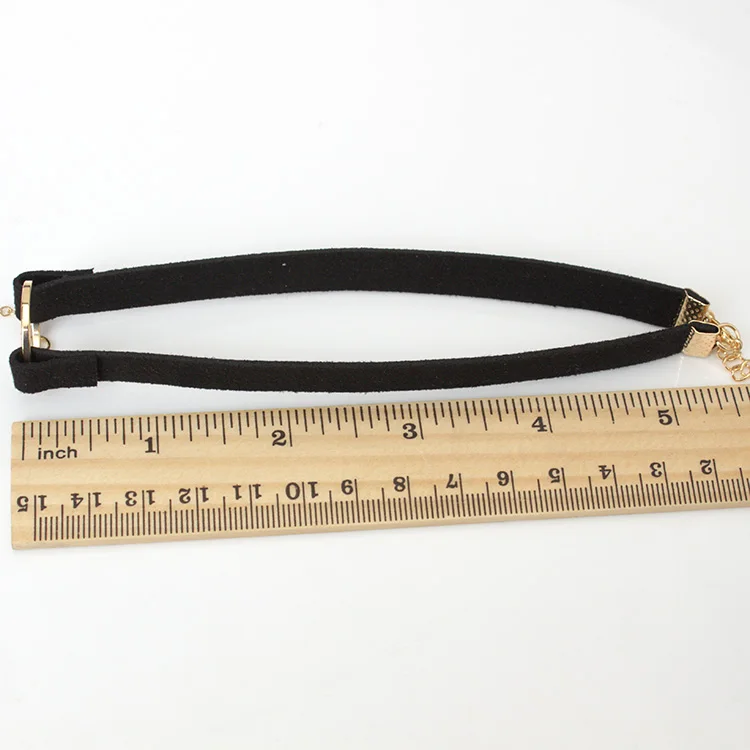 2017 панк Коле чокер Длинный Черный Бархатный ожерелье для женщин кожаное s Чокеры