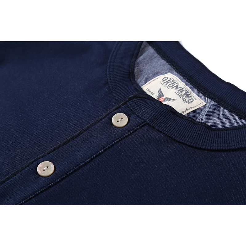 Летняя мужская Трикотажная джинсовая Футболка с воротником 2019 RRL Мужская модная