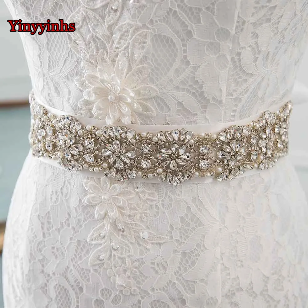 

In Stock Off Shoulder White Ivory Lace Wedding Dresses 2020 with Pearls Bridal Dress Marriage Customer Made Size GHS10