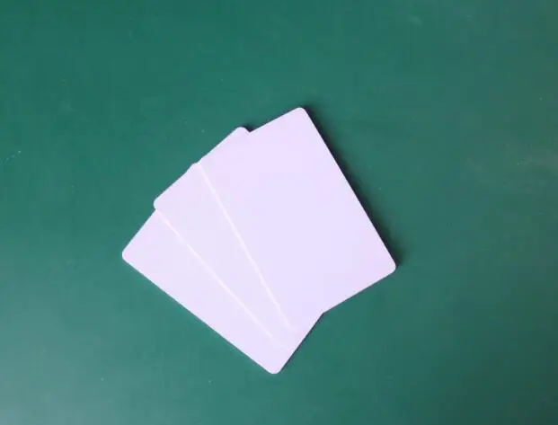 20 шт./лот Печать Пустые ПВХ карты двухсторонняя крышка пленка используется